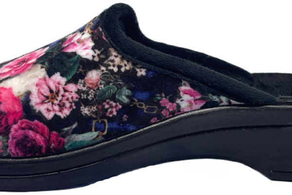 Mule Femme Cynthia multicolore vue laterale