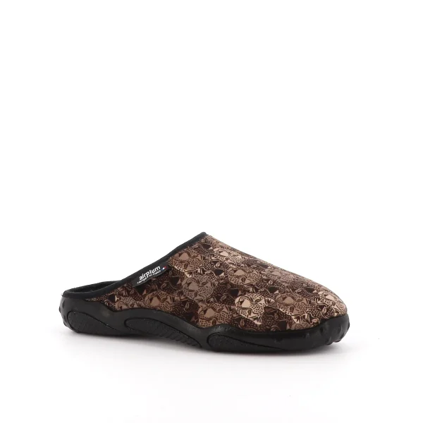 vue latérale pied droit Mule homme DESTA marron