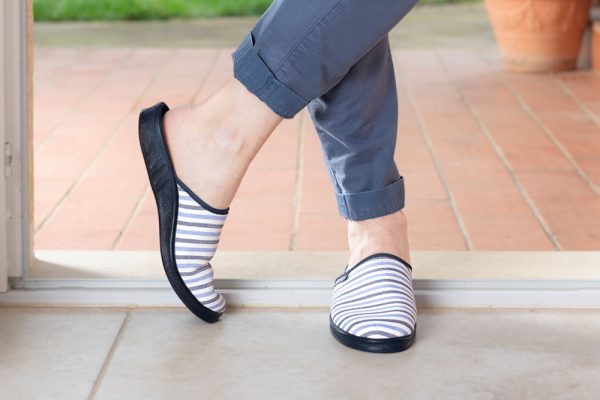 claquettes mules homme mariniere été