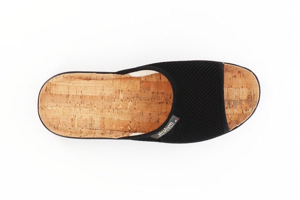Claquette noire mixte homme et femme WEEK – Image 3