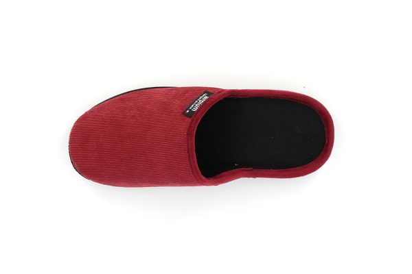 mule rouge velour