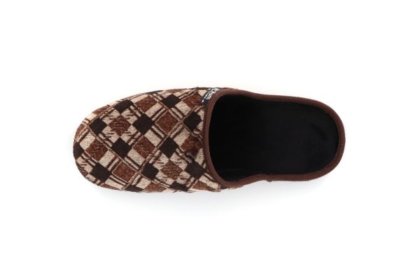 mule homme marron