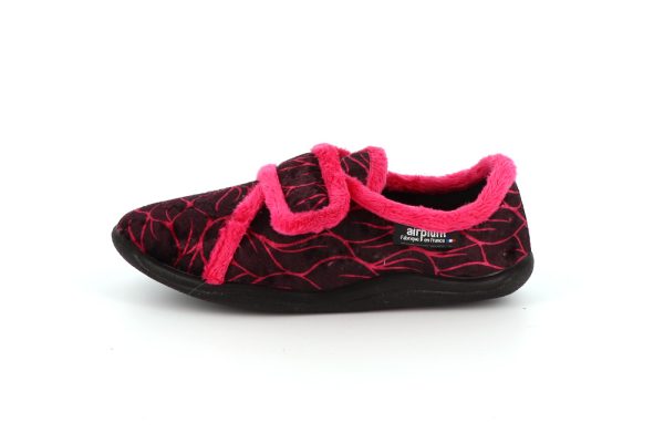 chausson femme design rose
