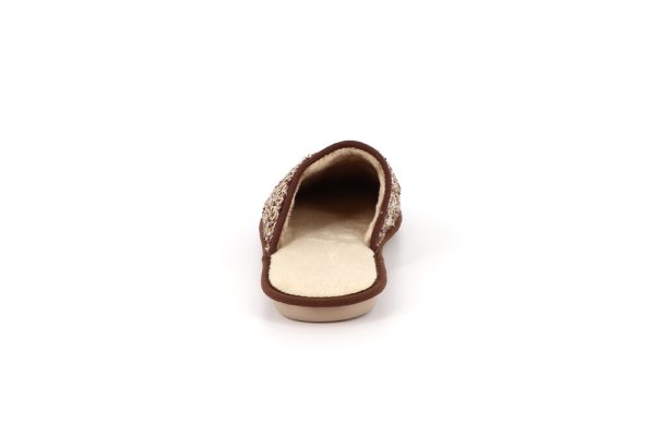 pantoufles beige homme et femme