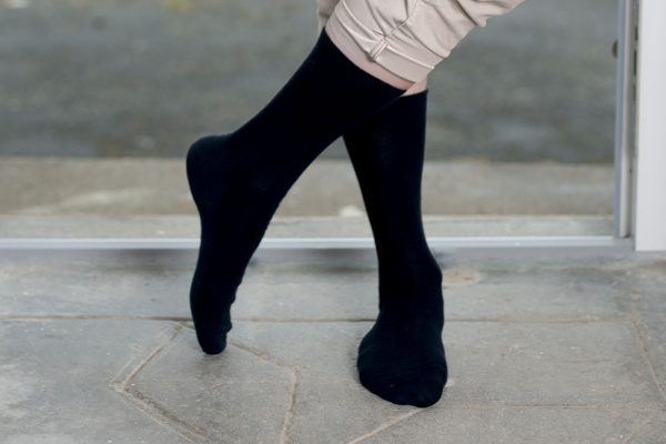 Chaussette coton texture marine
