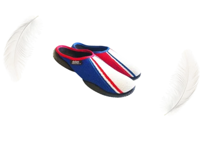 mule bleu blanc rouge