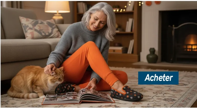 chaussons charentaises fourrées Zitrouille