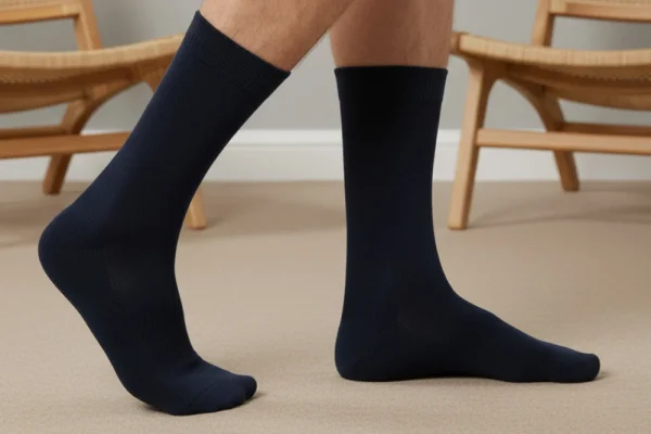 Chaussette coton texture marine
