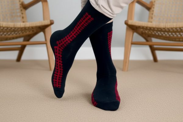 Chaussettes tartan homme femme charentaises HARTAN