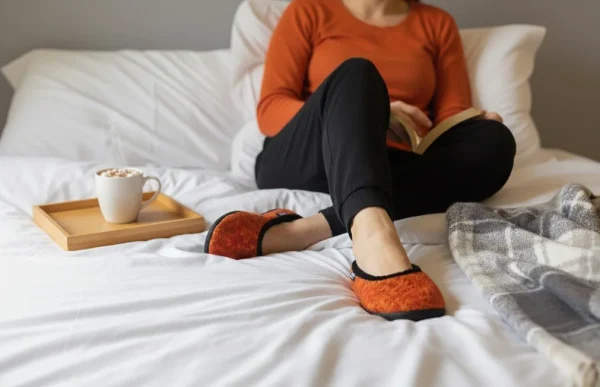 chaussons ballerines oranges zenambre Airplum