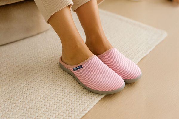 MULE THEROSE ROSE FEMME GRISE