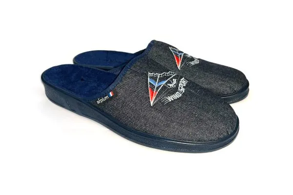 paire de chaussons marine homme