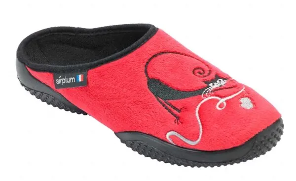 1283 Mule BOOGY Femme rouge Airplum