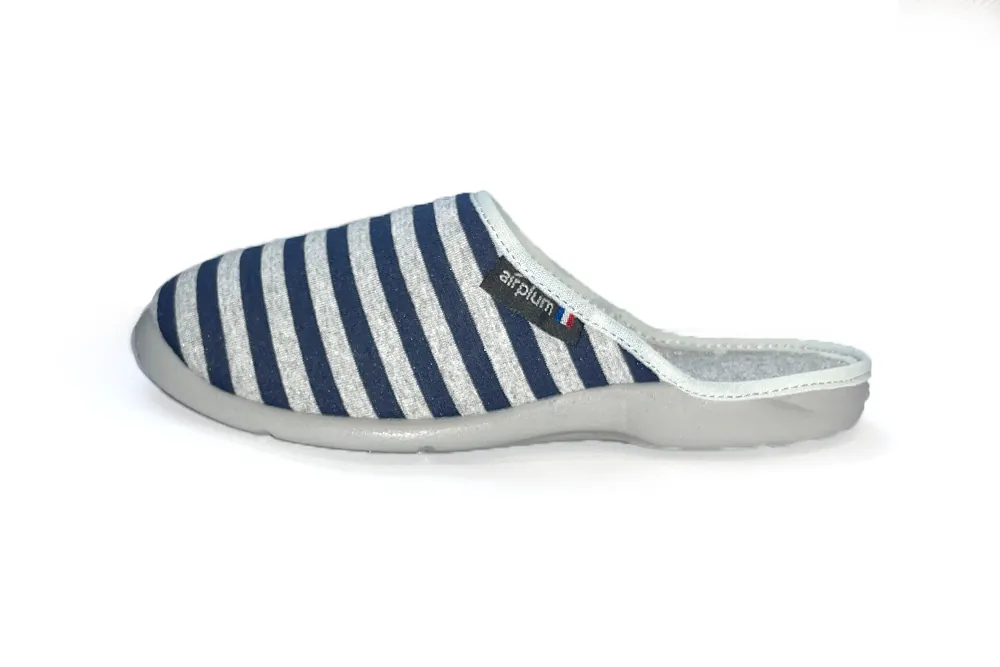 mule iconique airplum rayures marine