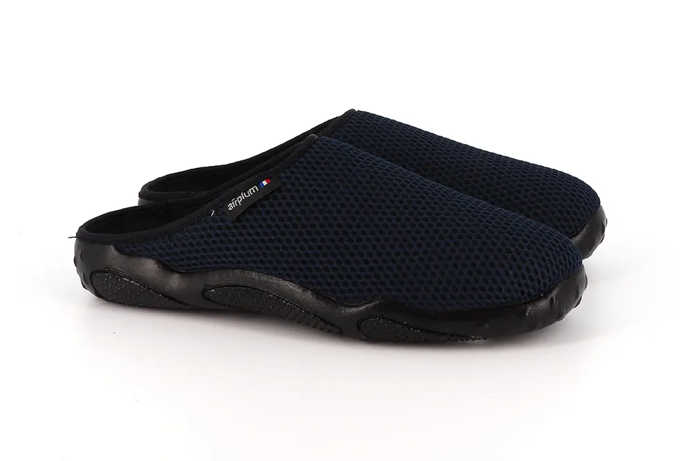 paire de chaussons mule confort marine homme