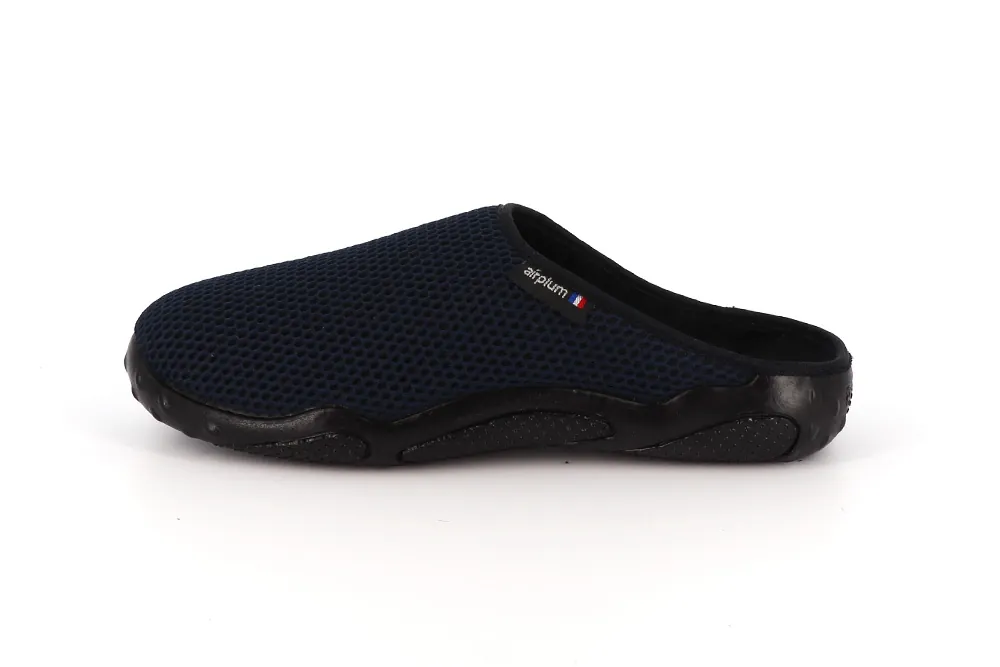 Élégante claquette homme marine