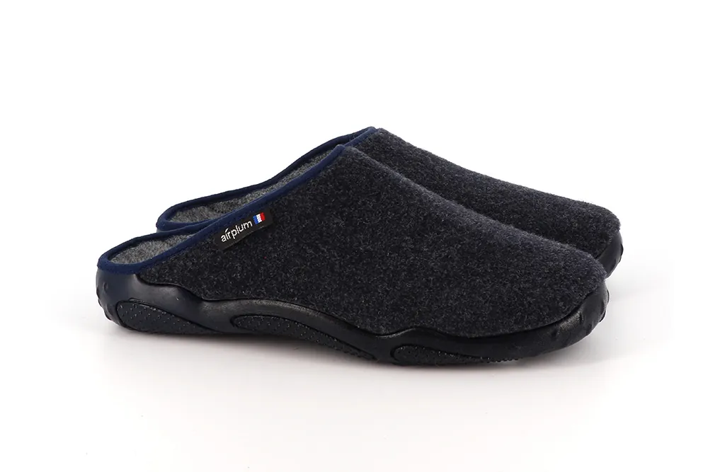 mule homme recyclée marine