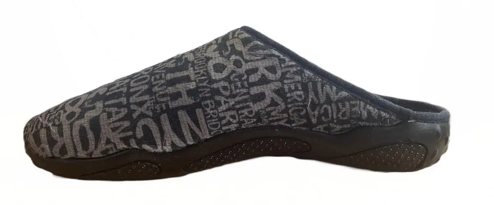 Mule Homme Downtown Noir vue cote