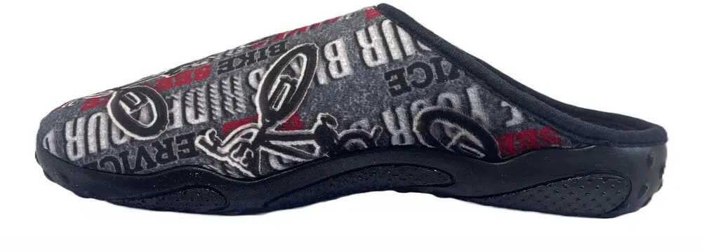 Mule Homme Drift Noir vue laterale