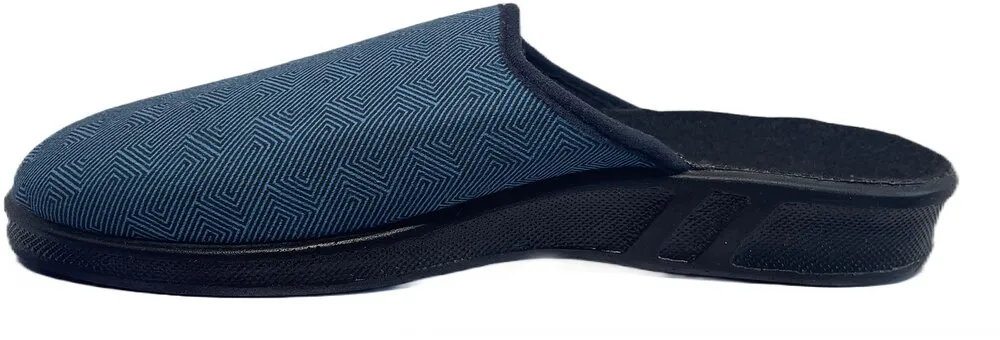 Mule Homme Fjord Bleu Airplum vue latérale