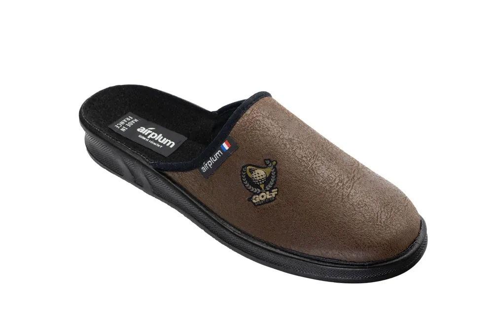 Mule Homme Fairway marron Airplum