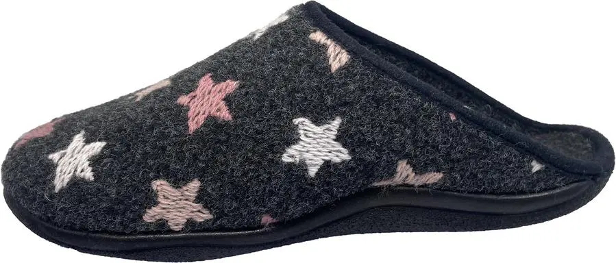 Mule Femme Zaturne Anthracite Airplum vue cote