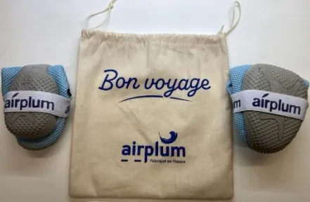 Chaussons pliés avec bande élastique de maintien et pochon pochette