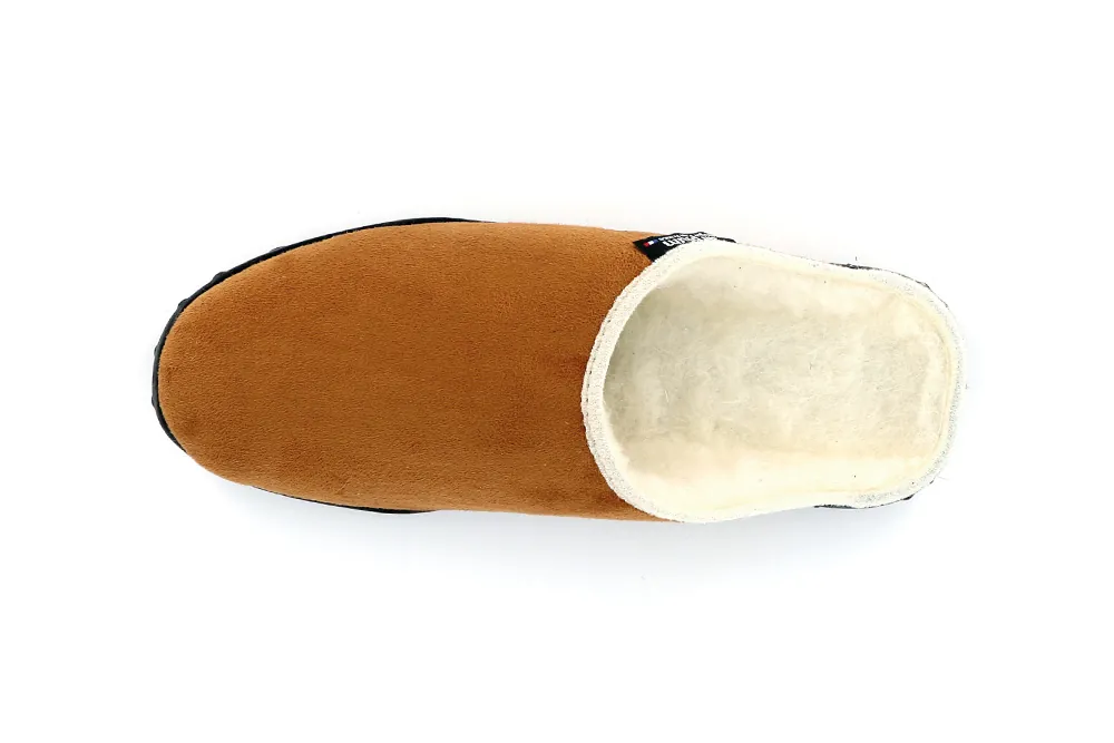 chaussons mule homme fourée