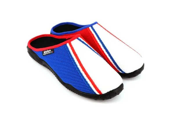 DOJO mule iconiques bleu blanc rouge homme