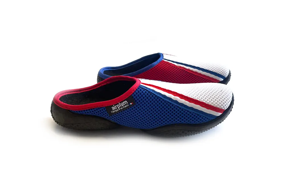 mule femme bleu blanc rouge france