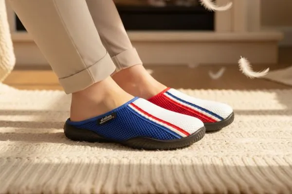 paires de pantoufles mules femme