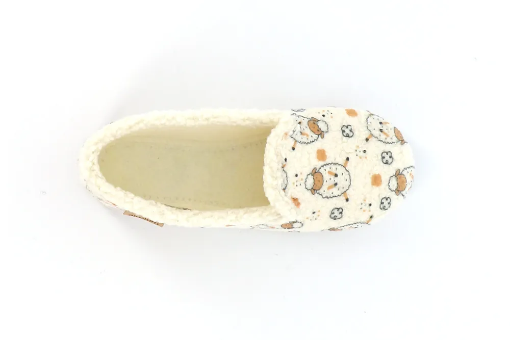 charentaises enfants blanc pantoufle