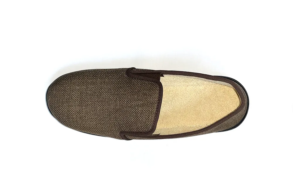 chaussure homme marron et beige