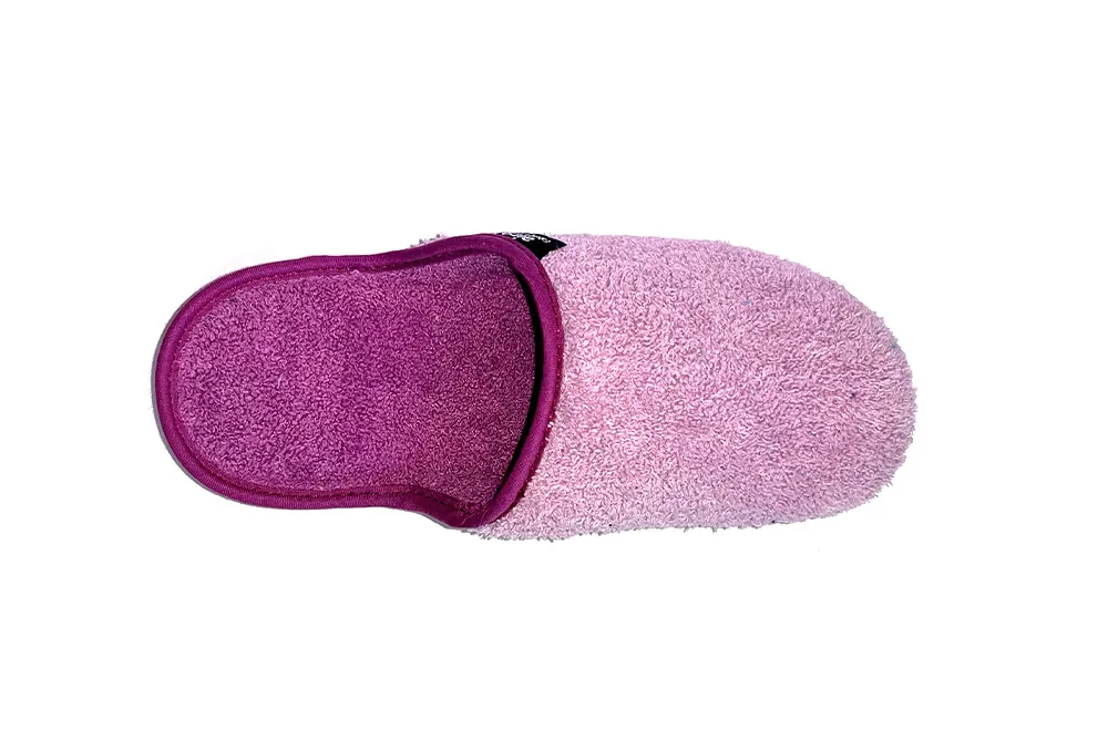 claquette de bain eponge rose