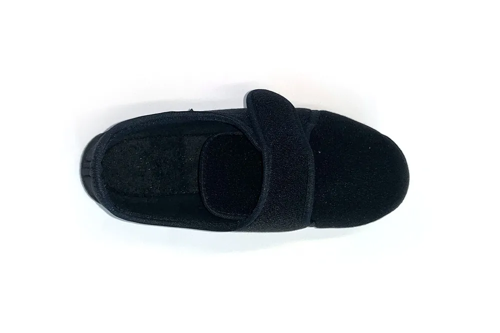 Chausson femme scratch Zika noir, senior antidérapant – Image 4