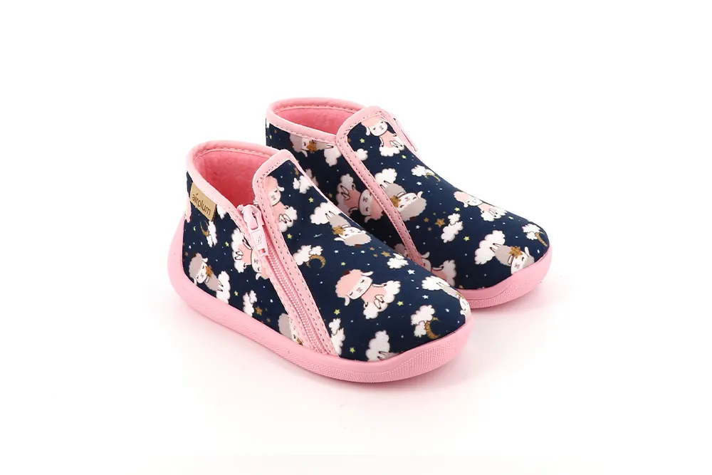 botillons zip fille mouton agneau mignon cute