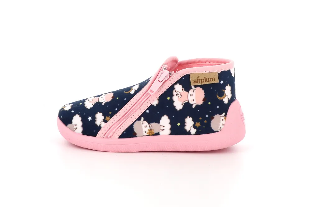 zip airplum chausson enfant fille