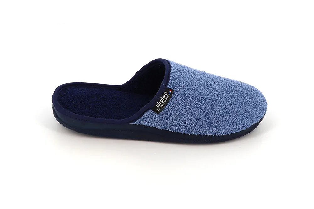 mule de bain bleu homme