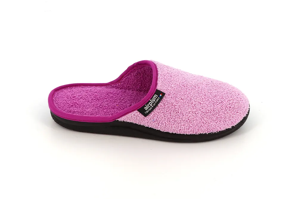 eponge pantoufle de bain femme