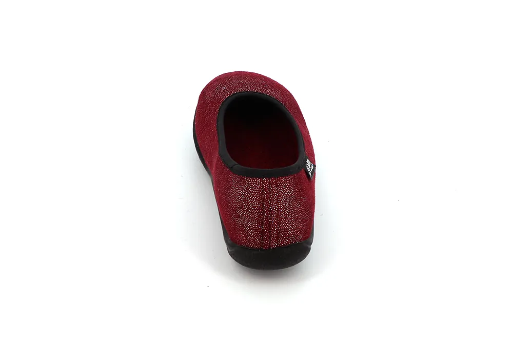 Ballerine rouge paillette Zalida pour femme – Image 6