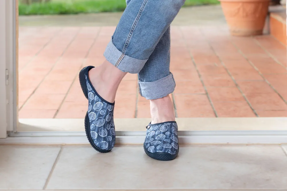 Mule femme Bohème marine d’intérieur – Image 2