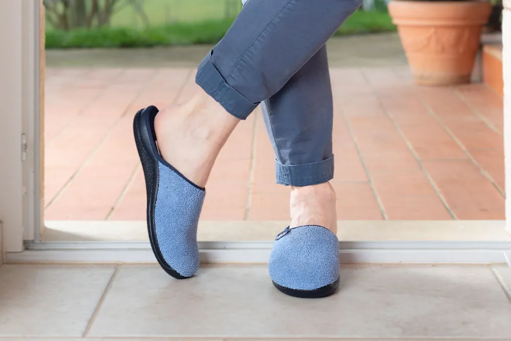 w eponge bleu homme sortie de bain