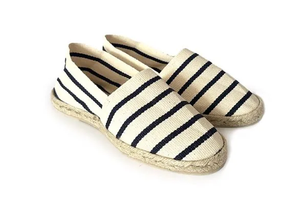 écru marine chaussures espadrilles