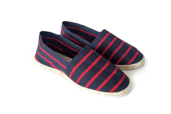 espadrilles rayée dordogne