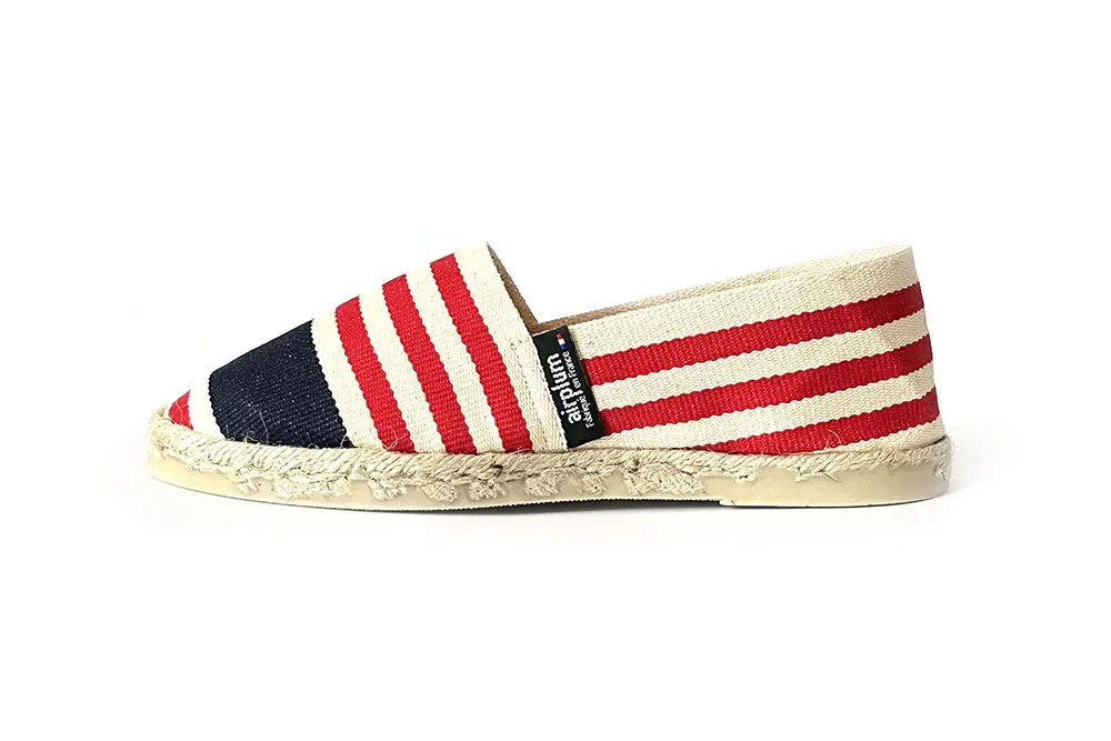 iconique espadrille airplum tricolore