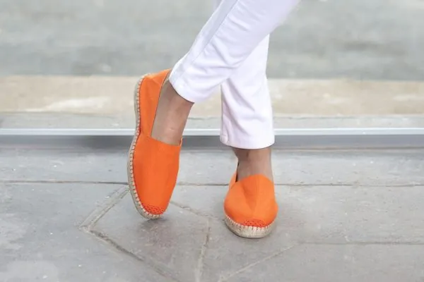 ESPADRILLE ESPALMA ORANGE MIXTE ETE