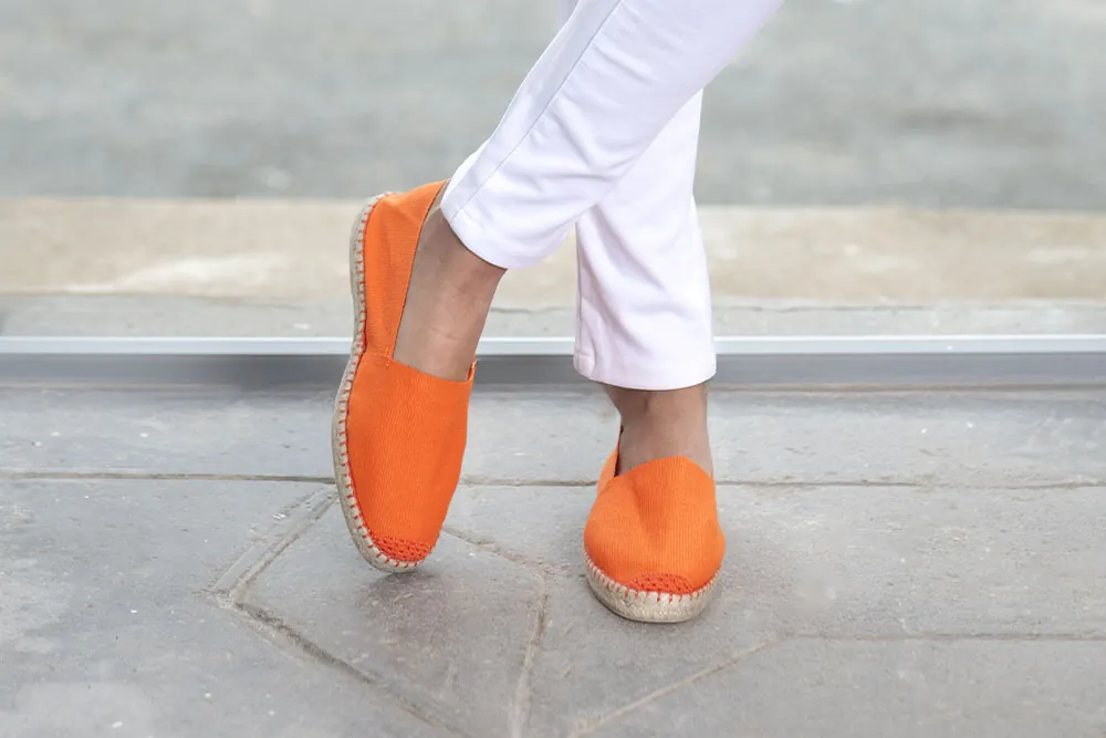 ESPADRILLE ESPALMA ORANGE MIXTE ETE