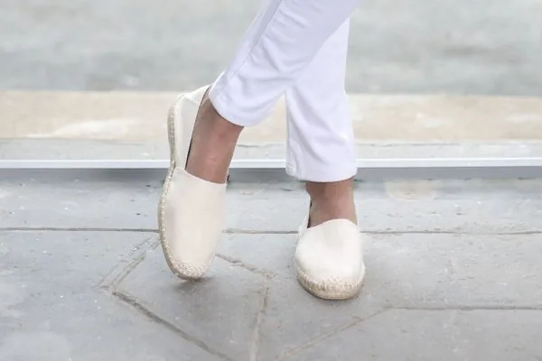 ESPERANCE ESPADRILLE BLANCHE ECRU MADE IN FRANCE