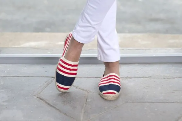 ESPOIR ESPADRILLES FRANCE BLEU BLANC ROUGE PATRIOTE