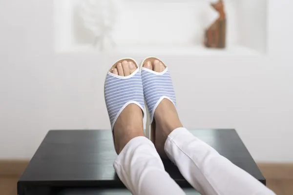 OBEL BLEU SANDALES ETE FEMME RAYURES